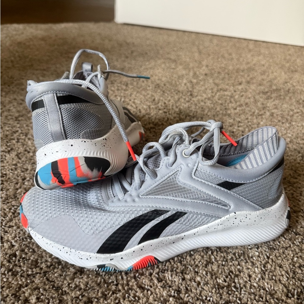 Reebok Gray and Black Sneakers